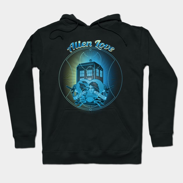 ALIEN LOVE Hoodie by KARMADESIGNER T-SHIRT SHOP